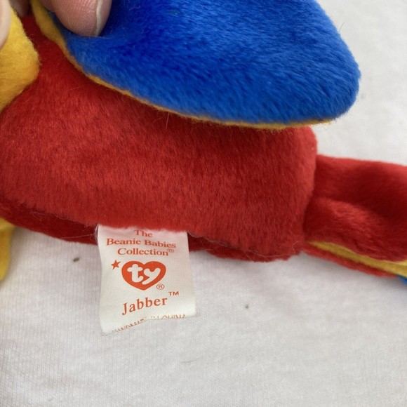 Ty 4197 Beanie Baby "Jabber The Parrot Tropical Bird" Retired - Picture 5 of 7